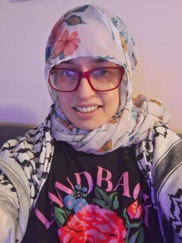 Customer photo review of Land Back Rose T-Shirt