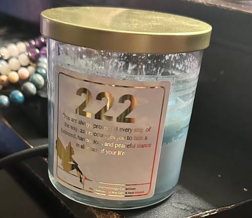 Customer photo review of Mystery Manifestation Candle