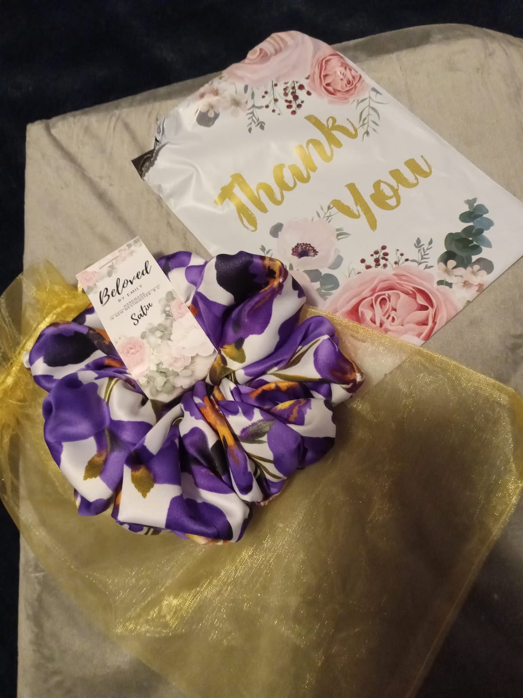 Customer photo review of Cynthia - Satin