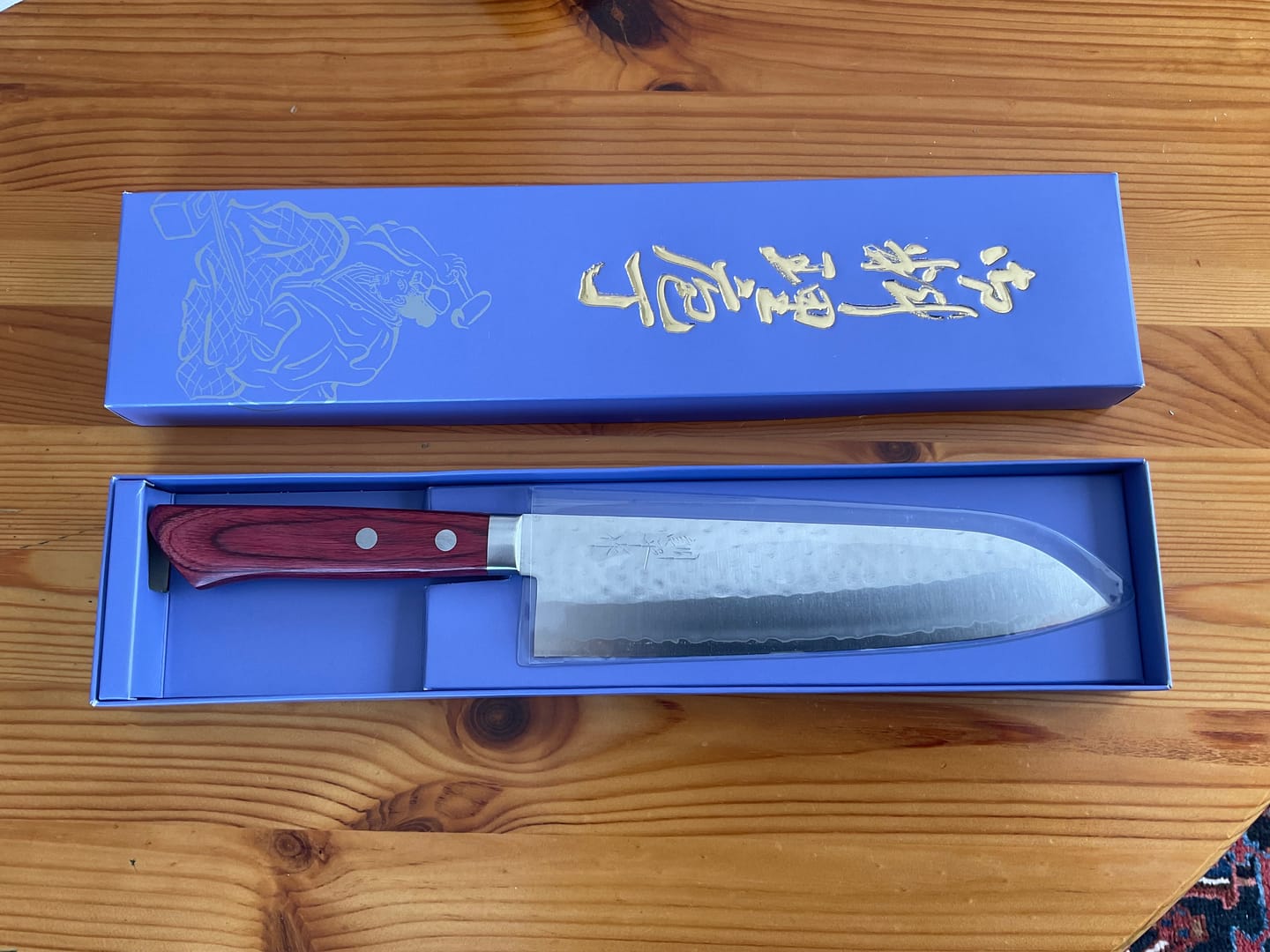 Customer photo review of Masutani Tsuchime Gyuto 180 mm
