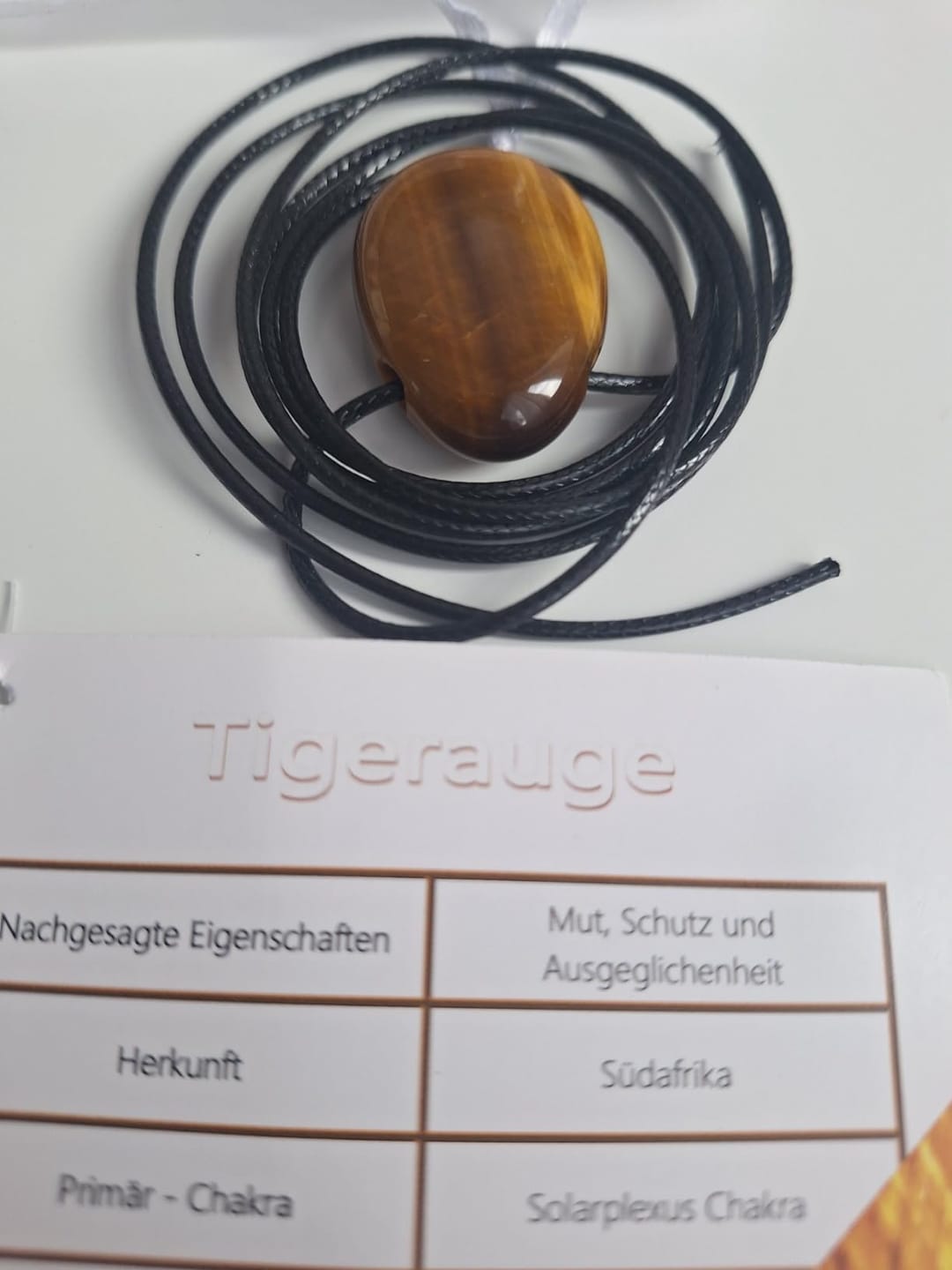 Customer photo review of Malachit Tropfen Anhänger