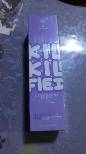 Customer photo review of KILI-KILI FIED Deodorant Spray By Sachzna