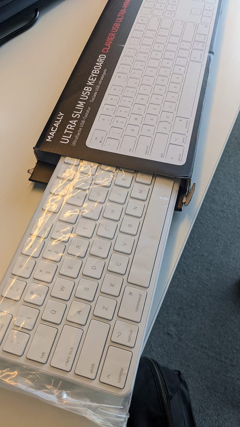 Customer photo review of USB Keyboard | Wired, Full Size & Sleek
