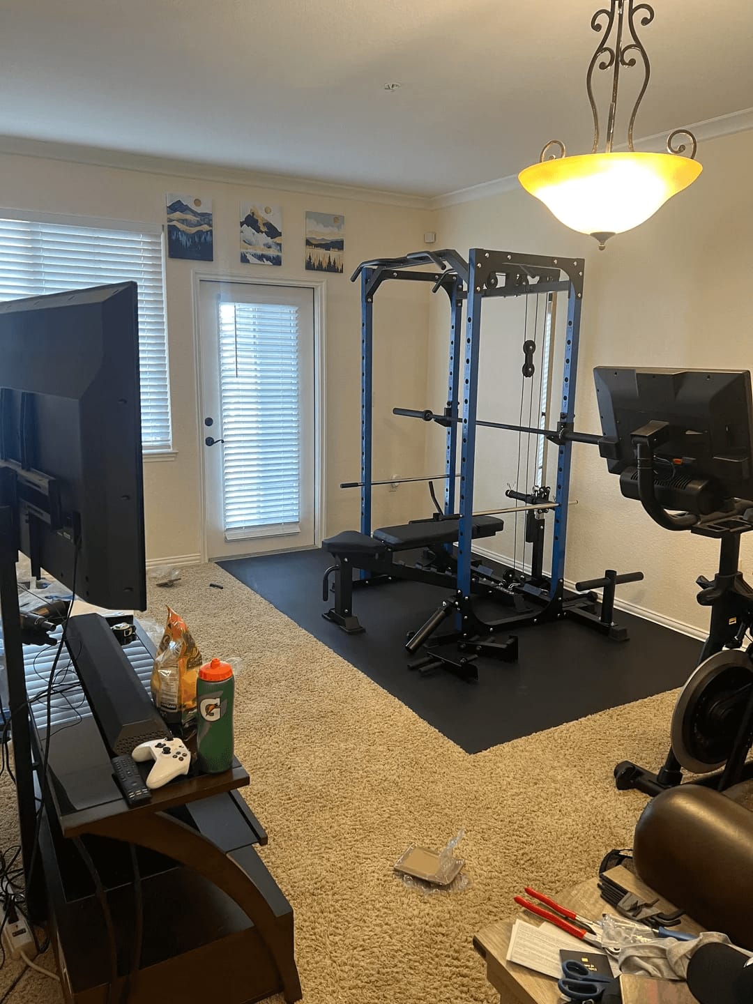 Customer photo review of F4 Power Rack with Lat Pull Down System