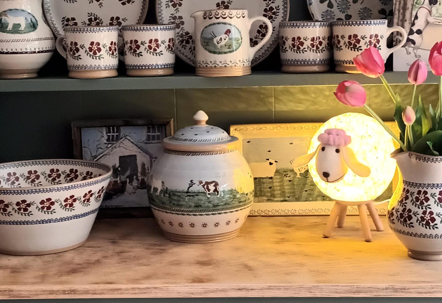 Customer photo review of Cookie jar assorted landscape
