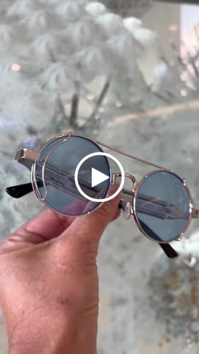 Customer video review of Binfing | Round/Silver Blue/Metal