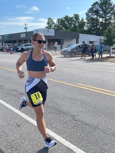 Customer photo review of Essential Sports Bra