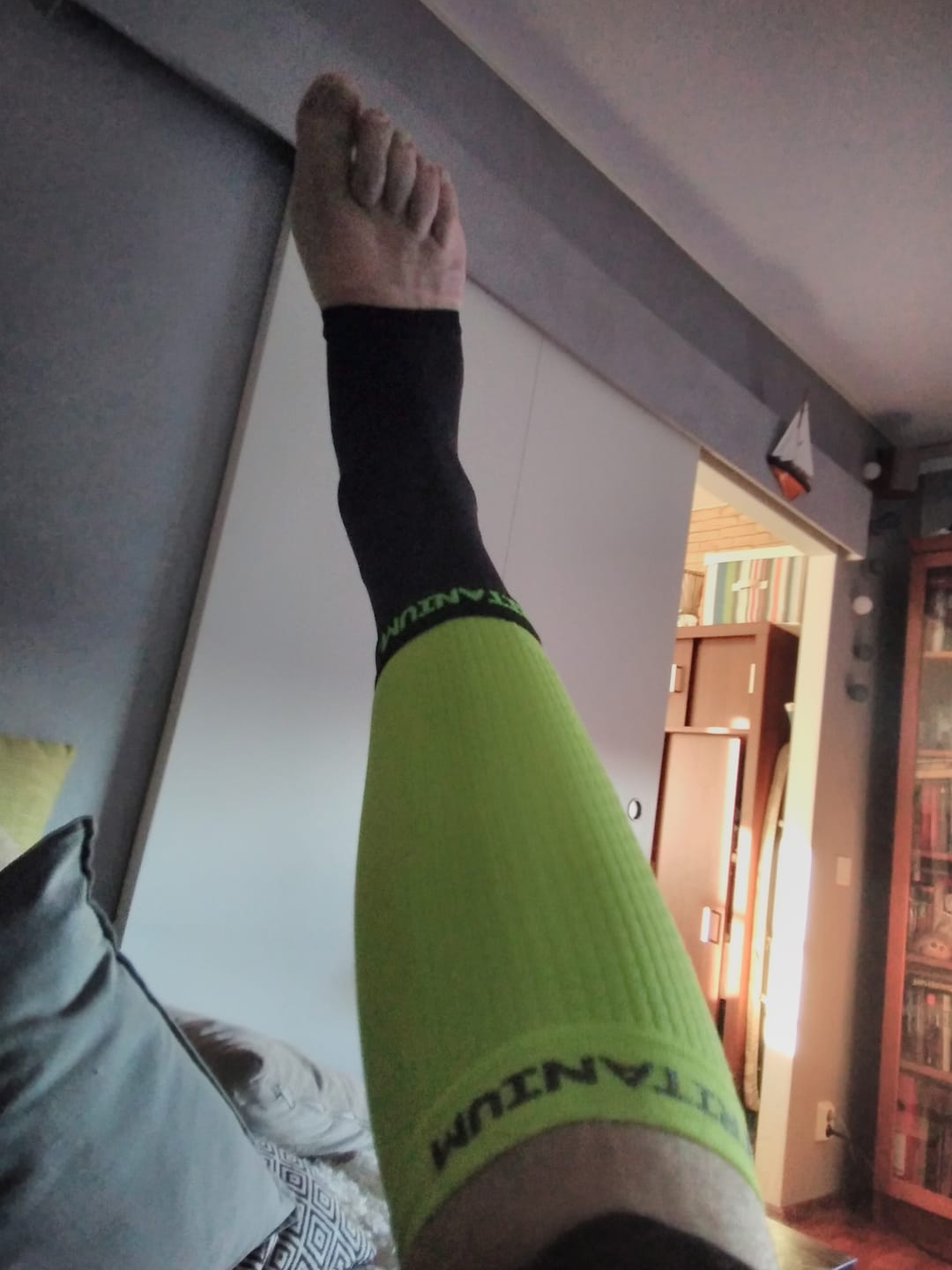 Customer photo review of eXtend High – Kompressionilkkatuki - Musta – x1