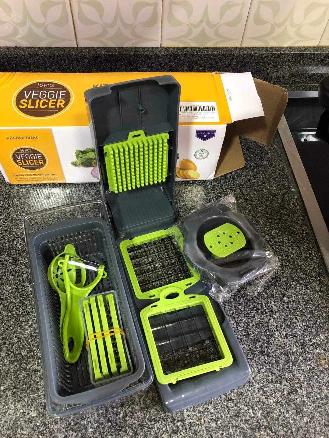 Customer photo review of All In 1 Chopping Container