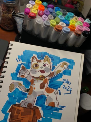 Customer photo review of Ohuhu - Set 40 Marcadores al Alcohol Oahu Doble Punta