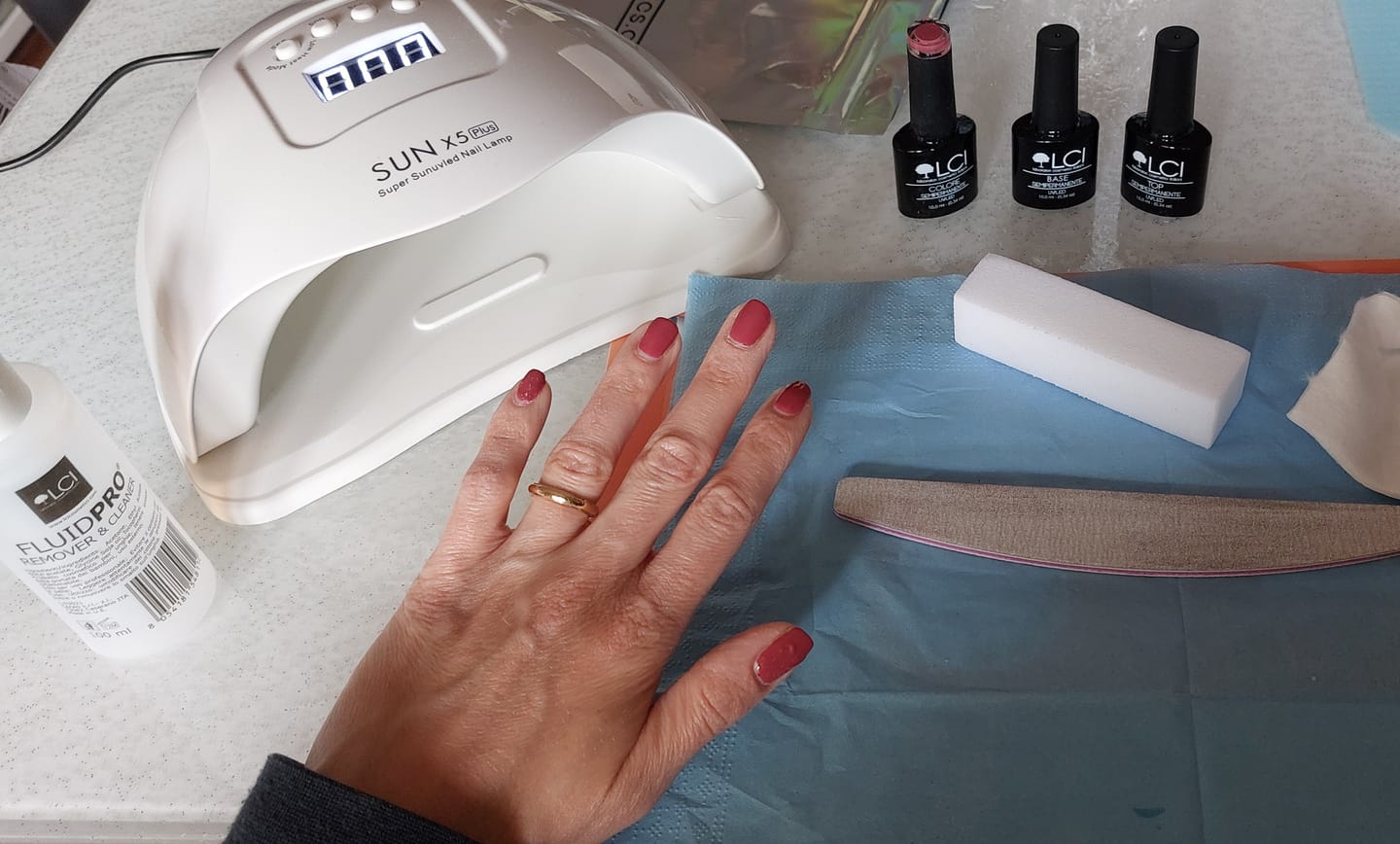 Customer photo review of Super Kit Regalo - Semipermanente LCI - Led 48w