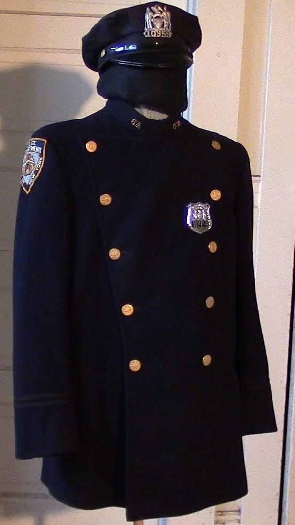 Customer photo review of NY New York Police Officer Badge Replica Movie Props *Customizable Badge Number*