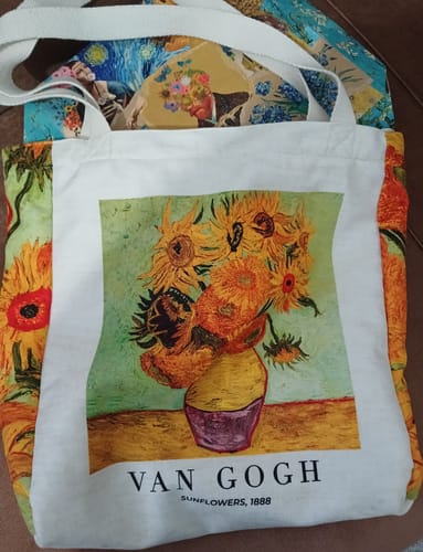 Customer photo review of Sunflowers Ayçiçekleri Omuz Çantası