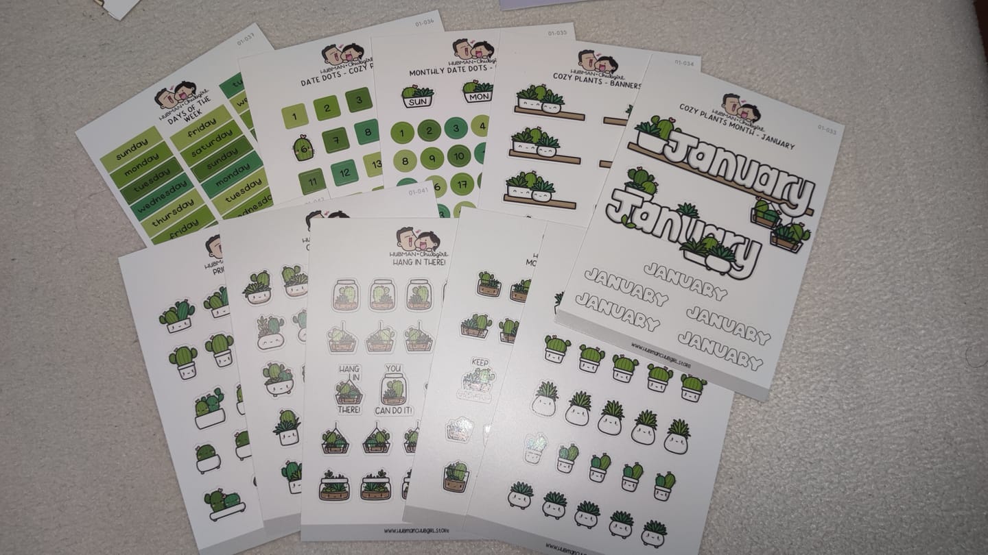 Customer photo review of Cozy Plants Journal Pack