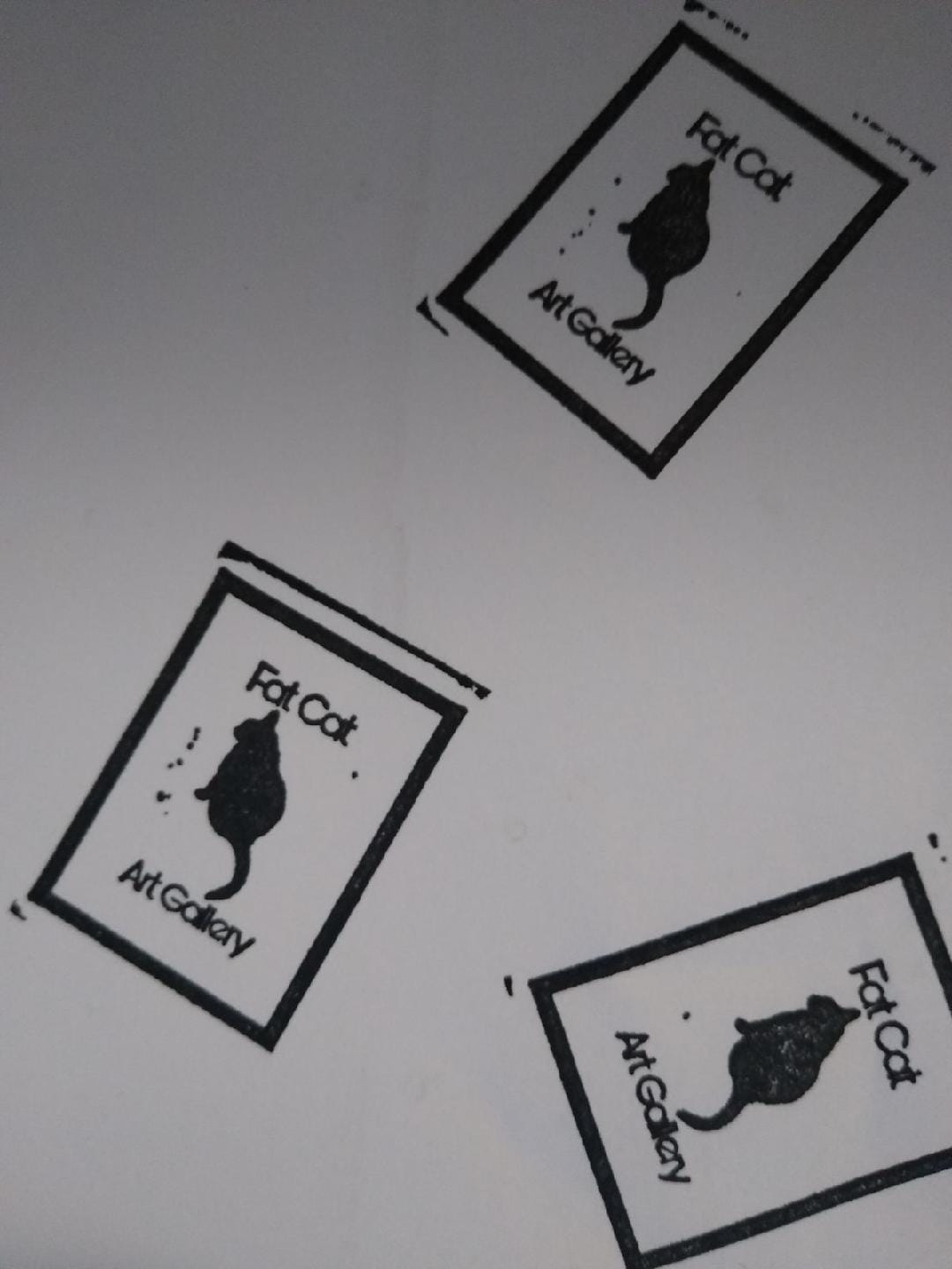 Customer photo review of Self-Inking Stamp