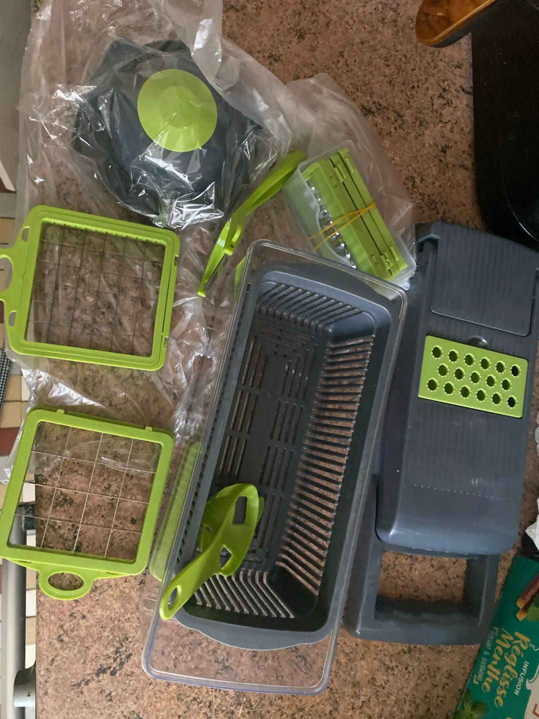 Customer photo review of All In 1 Chopping Container