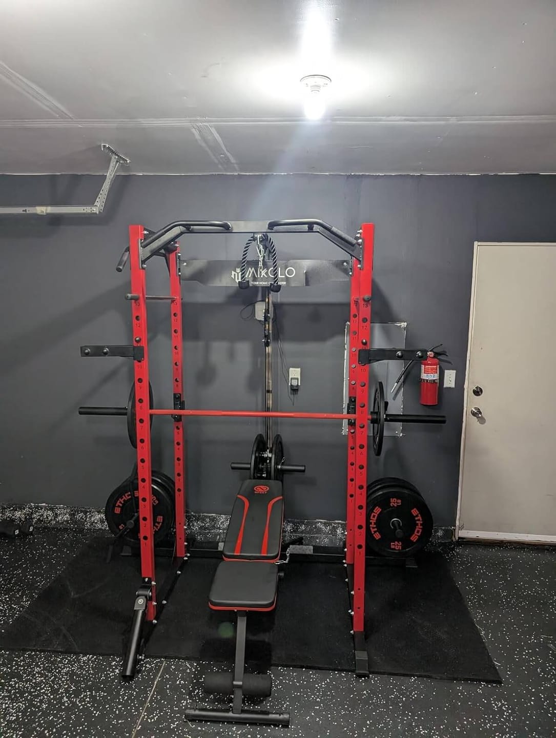 Customer photo review of F4 Power Rack with Lat Pull Down System