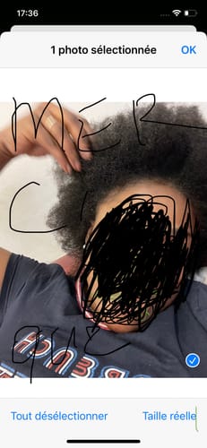 Customer photo review of Hair Growth Potion - Extra Strength