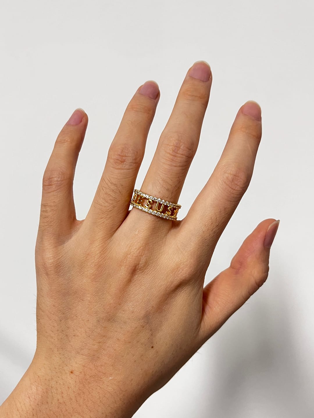 Customer photo review of Trinity Cross Ring