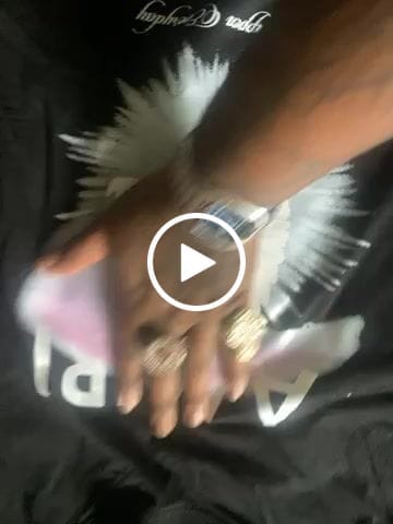 Customer video review of AMIRI Peace Dove Print T-shirts