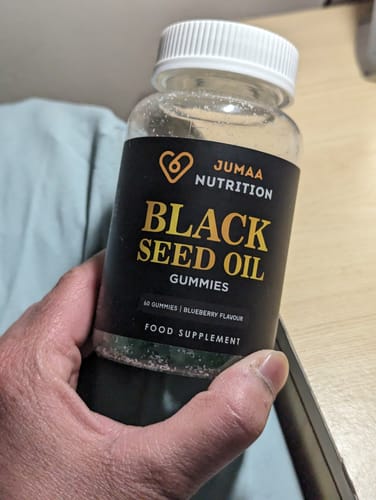 Customer photo review of Black Seed Oil Gummies