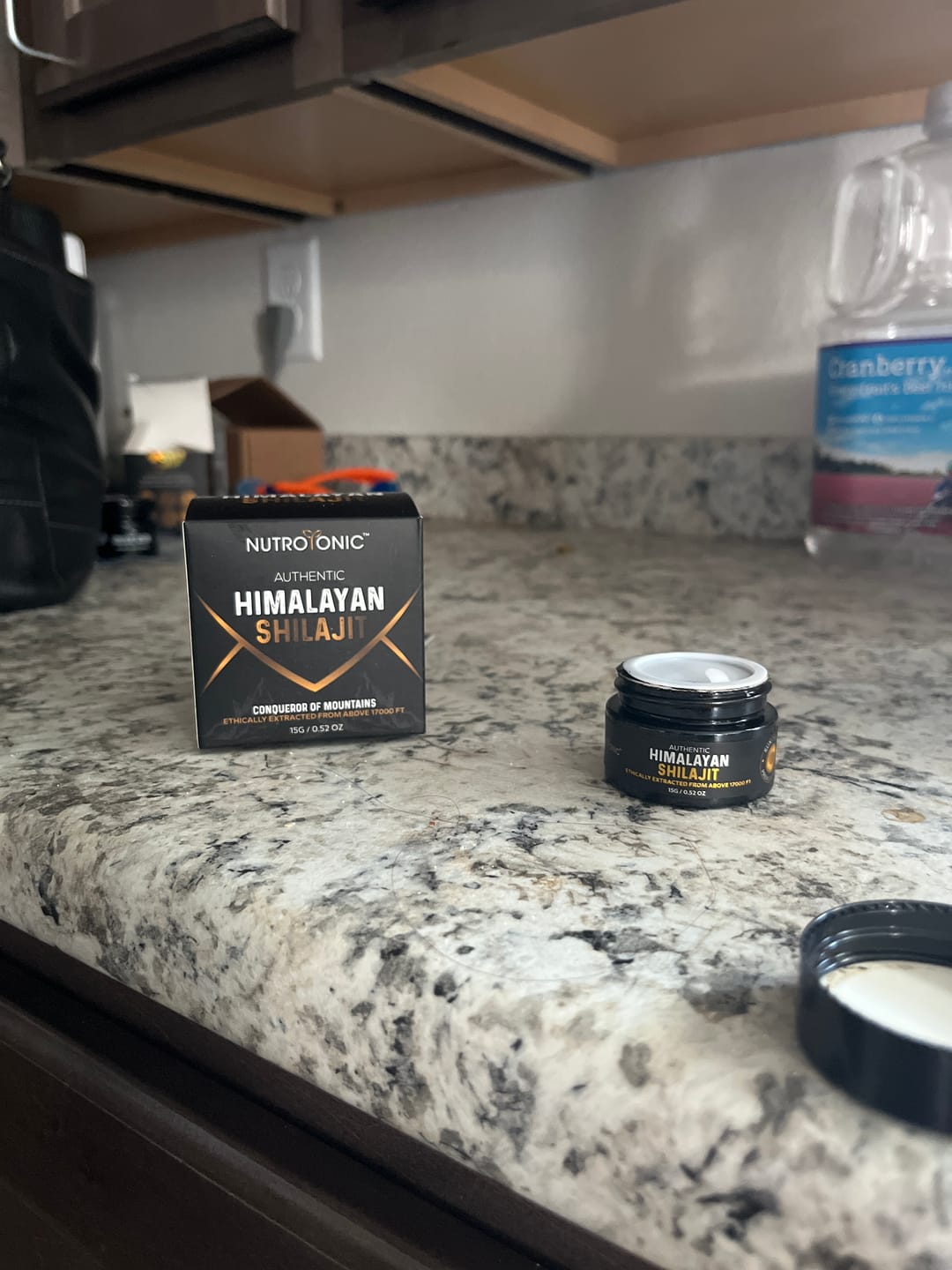 Customer photo review of Authentic Himalayan Shilajit® 60 Days Sun Dried Organic Resin