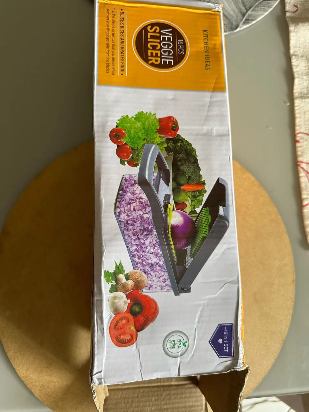 Customer photo review of All In 1 Chopping Container