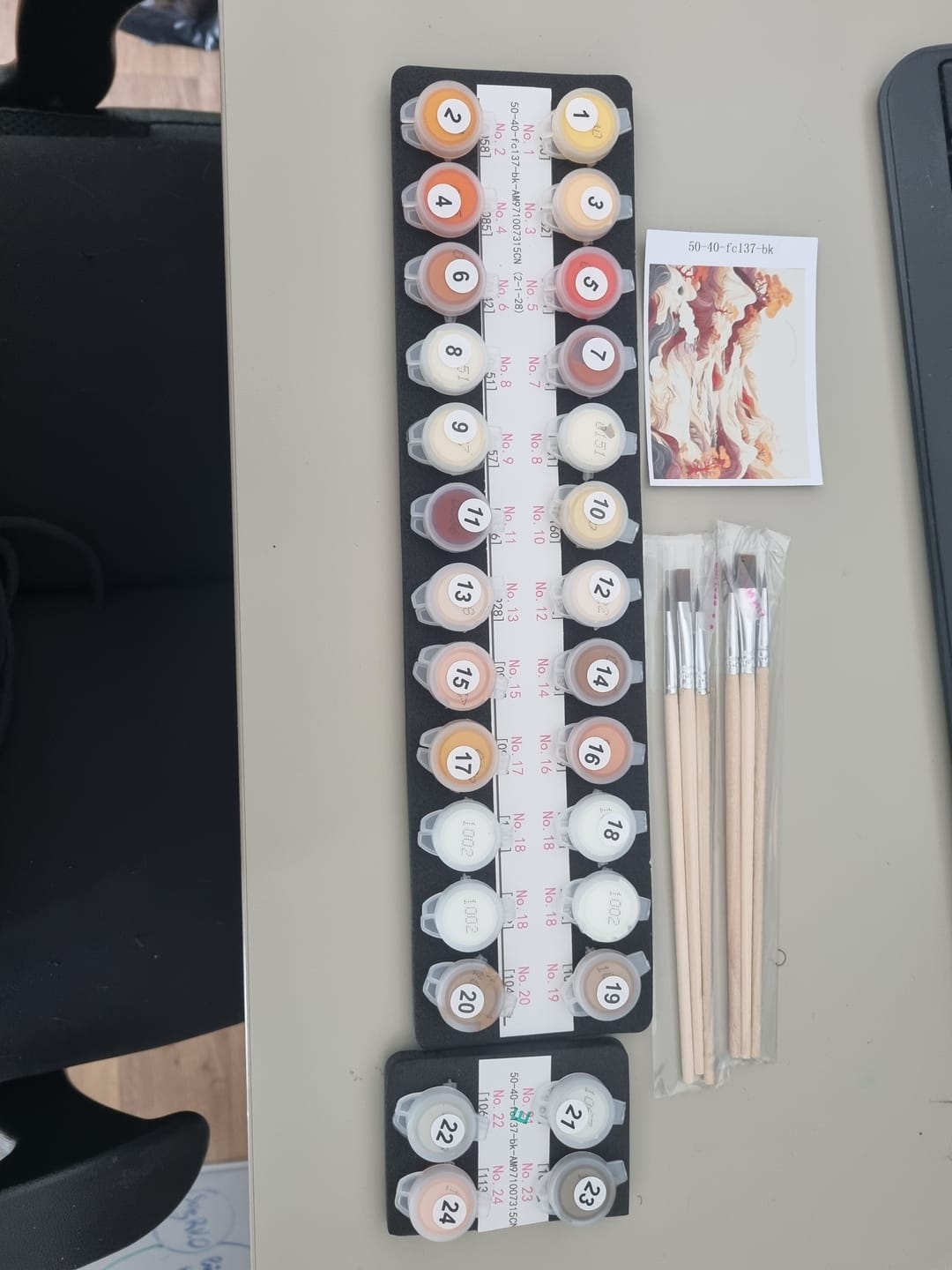 Customer photo review of Abstract Mountain Harmony