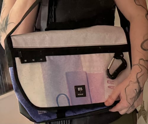 Customer photo review of BTS x Nukak Upcycling Merch