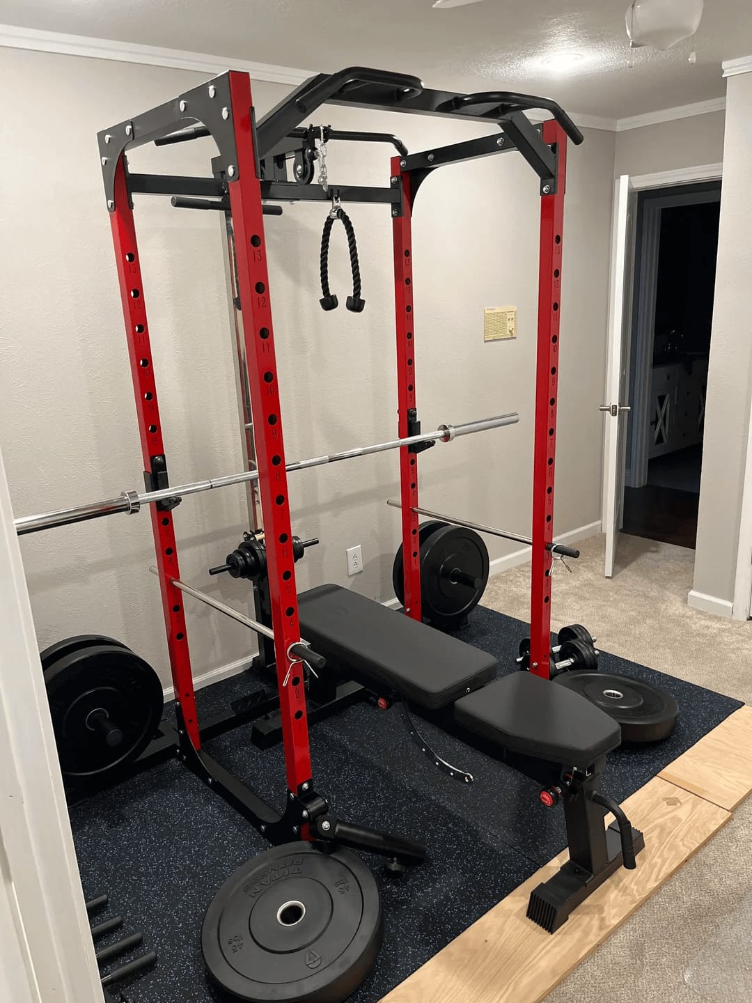 Customer photo review of F4 Power Rack with Lat Pull Down System