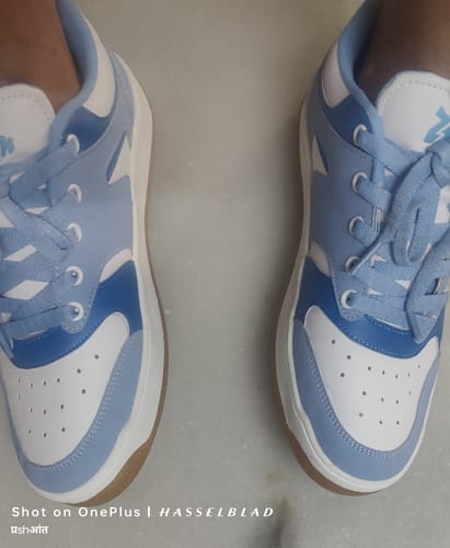 Customer photo review of LOUIS Sea Blue Men's casual sneaker