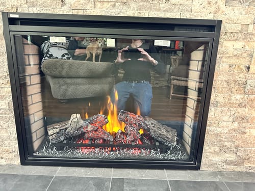 Customer photo review of Napoleon Ascent 40'' Dual Voltage Built-In Electric Firebox Insert