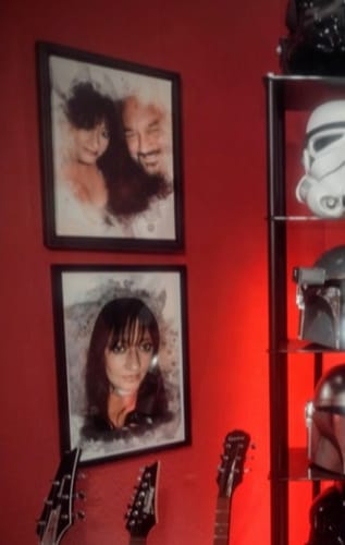 Customer photo review of Personalized photo Painting