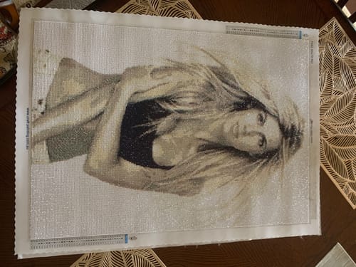 Customer photo review of Custom Diamond Painting