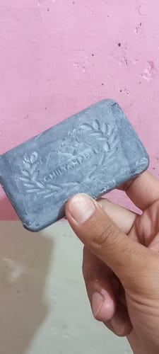 Customer photo review of Pakistan’s Best Selling Activated Charcoal Soap - Exfoliating Deep Cleanser, Removes Dirt & Impurities, Reduces Acne & Blemishes- 💯 Organic
