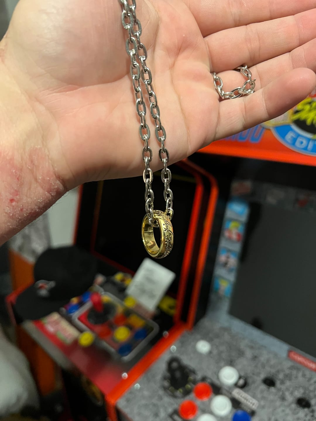 Customer photo review of The One Ring Pendant