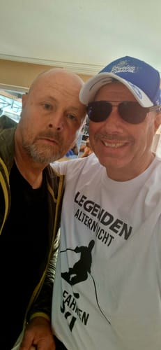 Customer photo review of LEGENDEN ALTERN NICHT - Herren Premium Organic T-Shirt