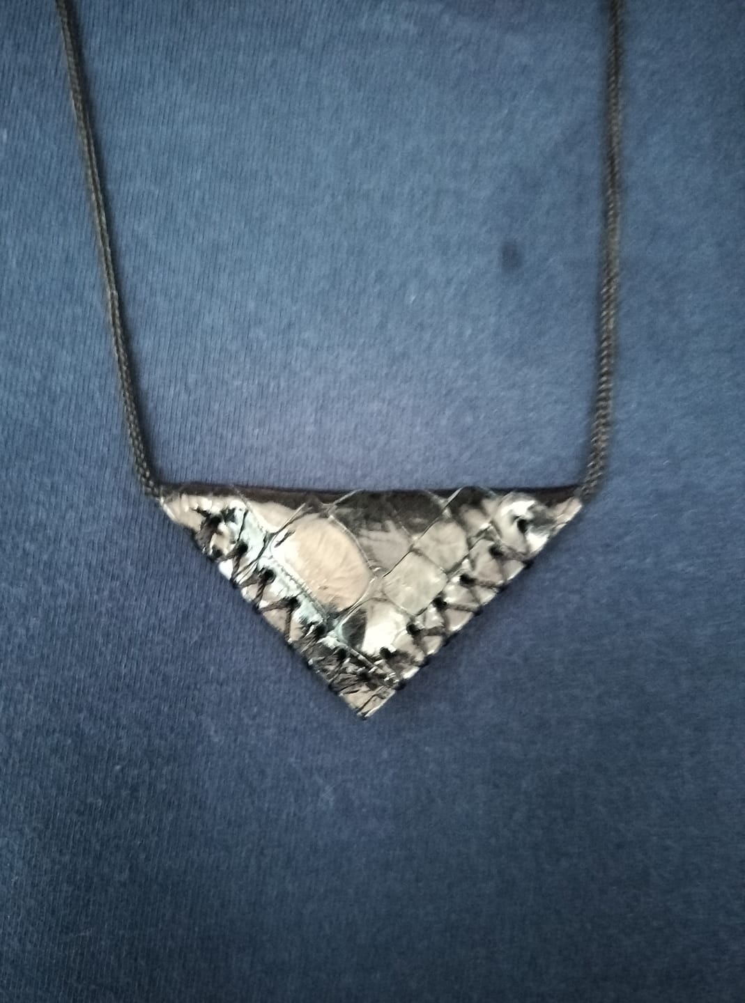 Customer photo review of Naqshbandi Taweez Necklace from Shaykh Nazim