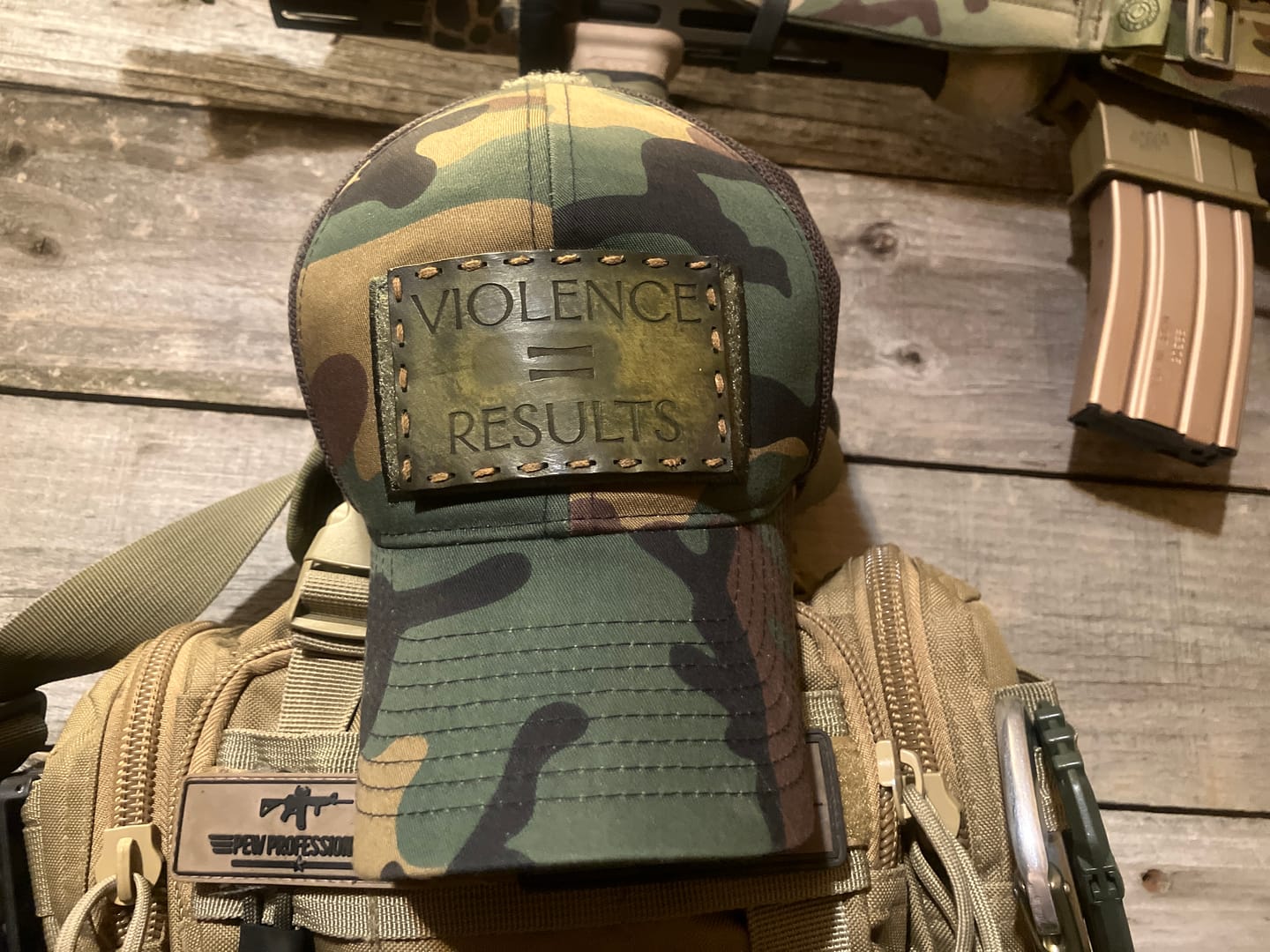 Customer photo review of Blasting Cap | Tactical Hat