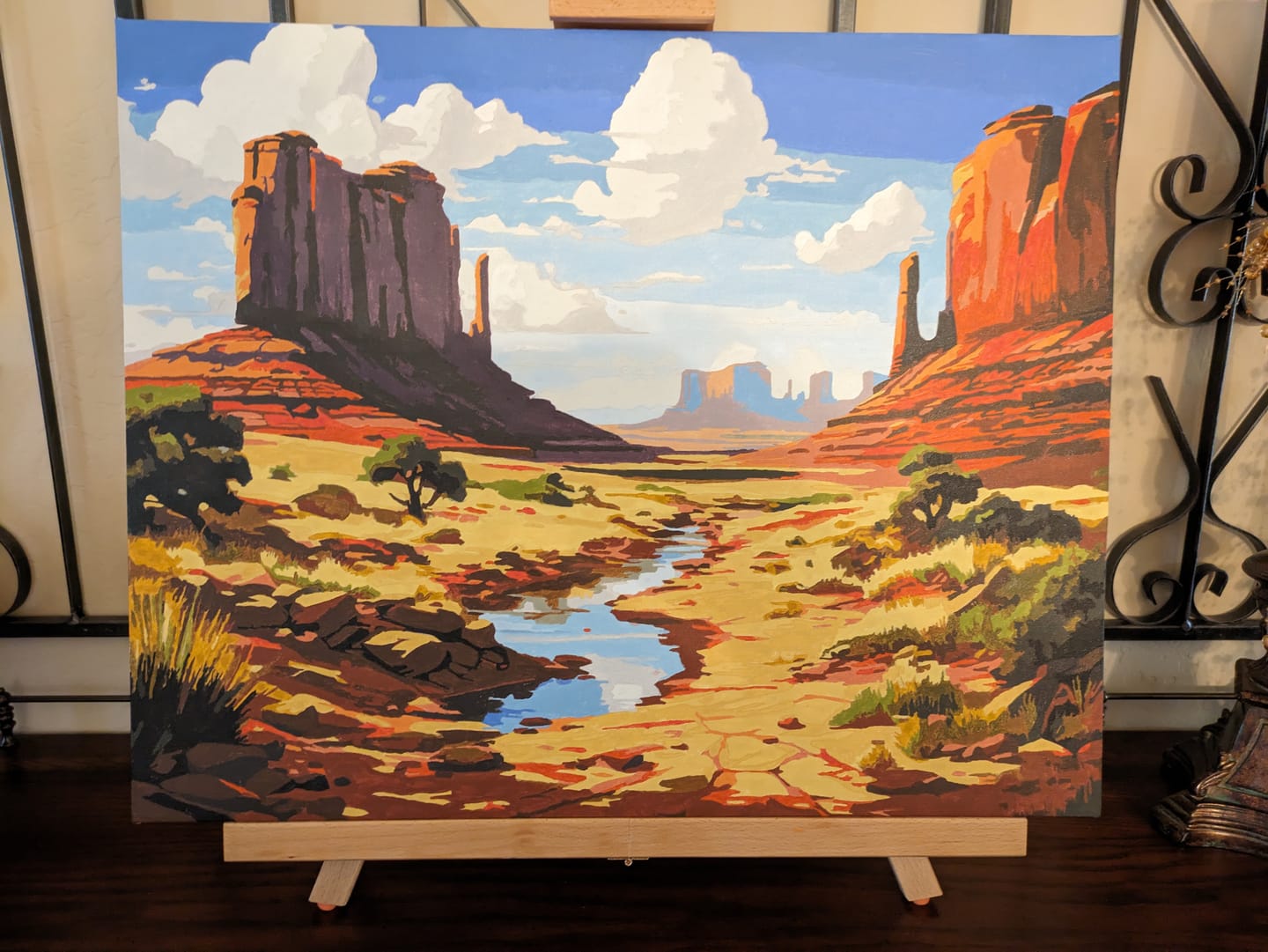 Customer photo review of Monument Valley - Paint by Numbers