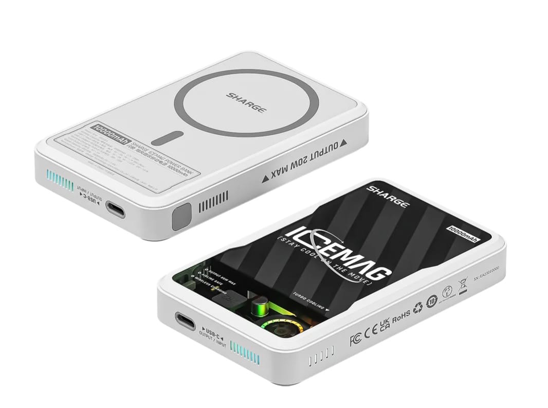 Customer photo review of Sharge ICEMAG 3 (10,000mAh 3A 35W Qi2 Wireless)