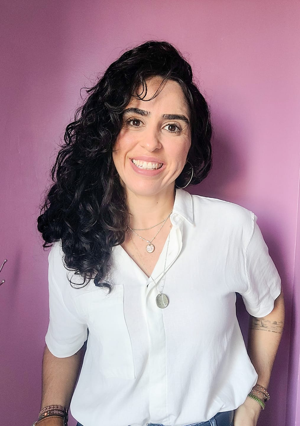 Customer photo review of Camisa de Linho Jambo Off White