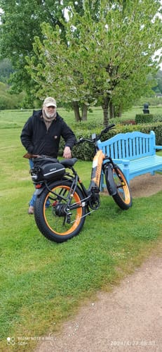 Customer photo review of Lankeleisi MG600 Plus 1000W Bafang Motor 26" Fat Bike All Terrain SUV E-Bike 48V 20Ah Samsung Battery