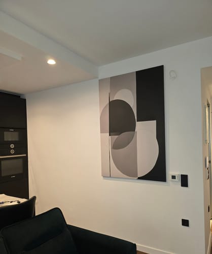 Customer photo review of Equilibrio astratto