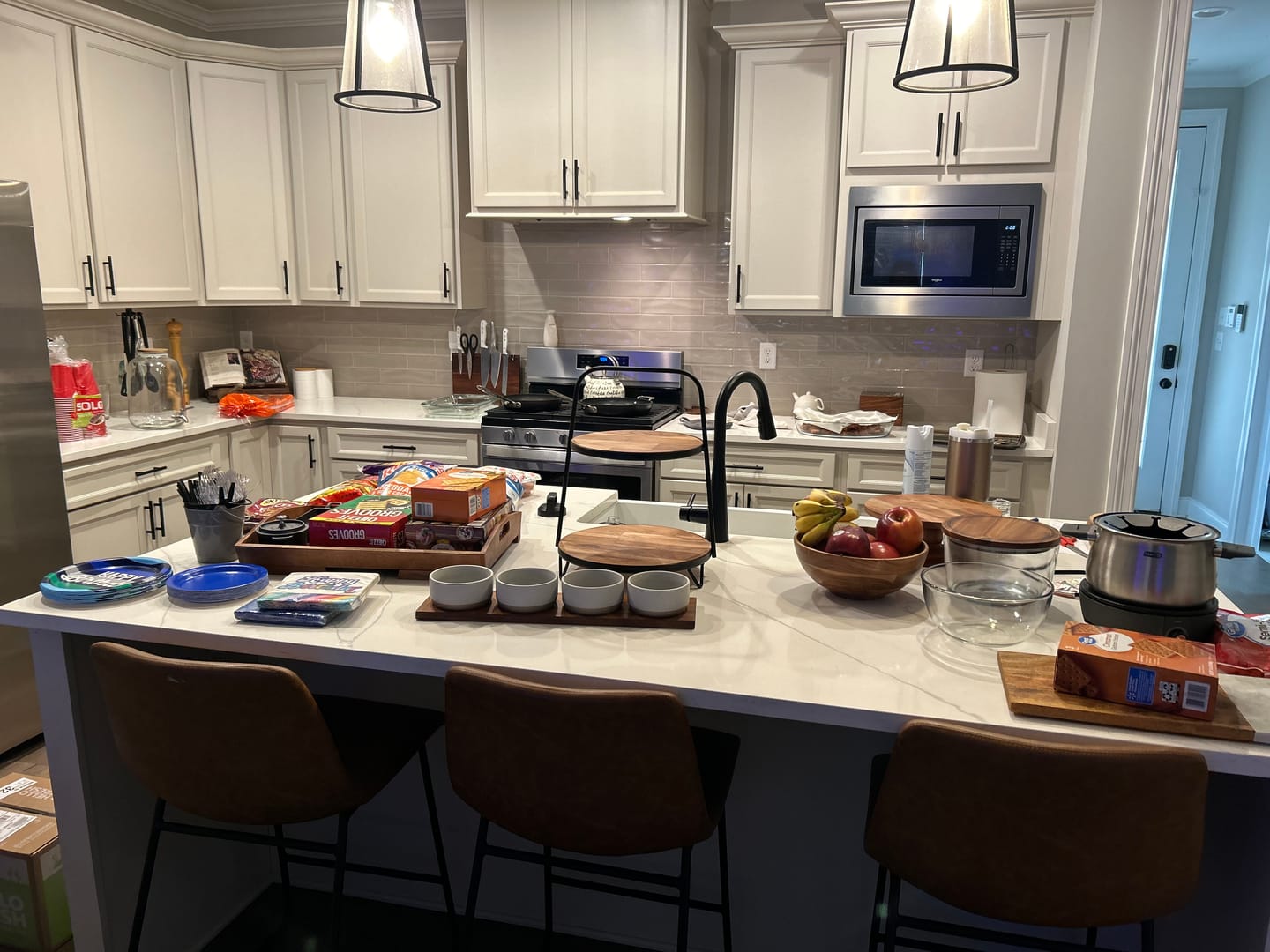 Customer photo review of Murder at the End of the Universe - Star Trek Themed Murder Mystery Game Kit