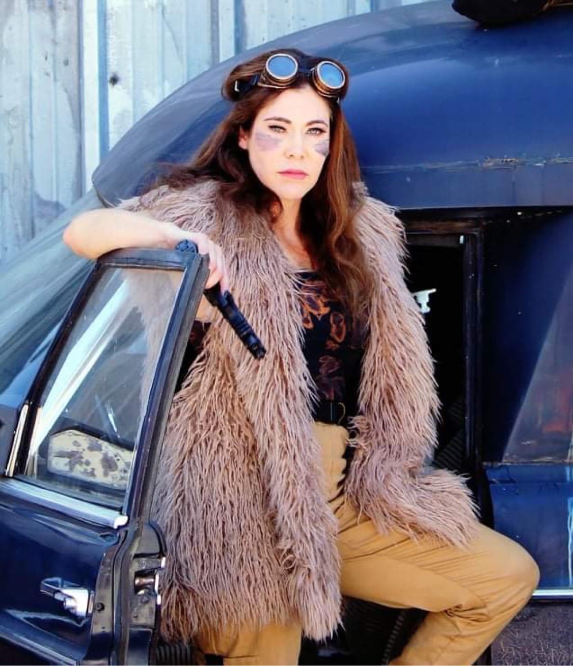 Customer photo review of Steampunk costume goggles