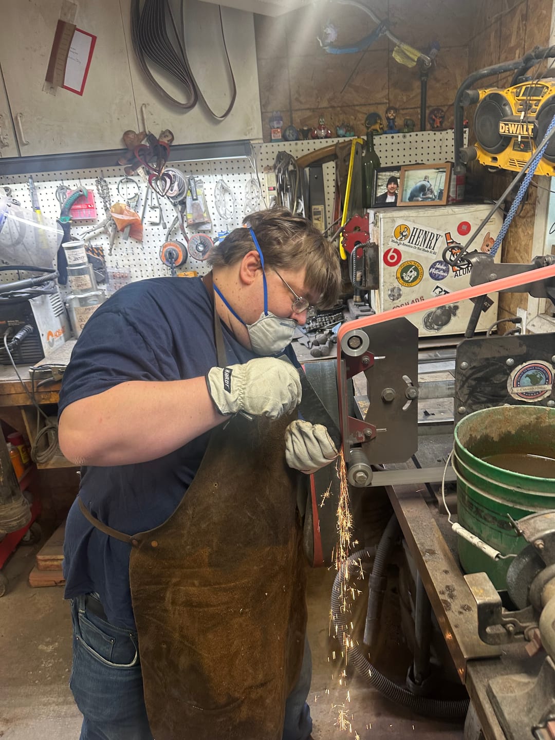 Customer photo review of 2" x 72" Sanding Belts for Stock Removal 20 PACK (BULK DISCOUNT)