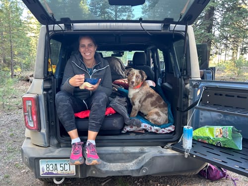 Customer photo review of deepsleep Solo Camping Mat for 4 Door Ford Bronco