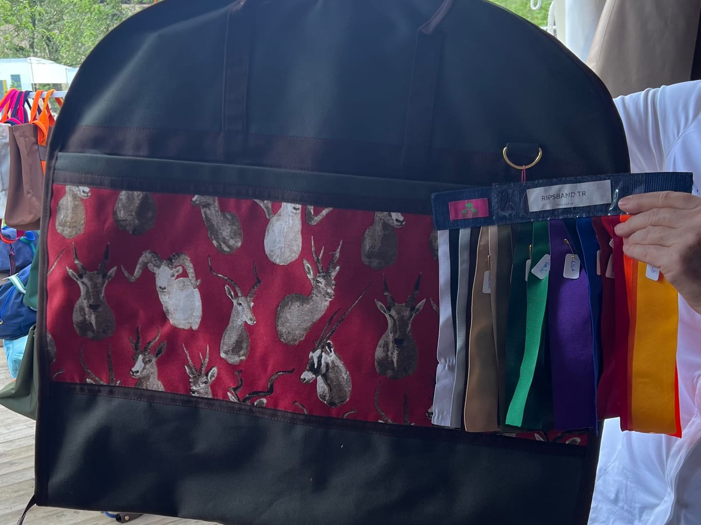 Customer photo review of Kleidersack DESIGN YOUR OWN