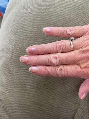 Customer photo review of Rocket Nail Fuel Nail Repair - Purple